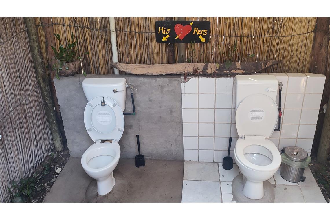 Im Ngepi-Camp in Namibia gibt es viele kuriose Toiletten, zur Freude der Touristen. (Archivbild)
