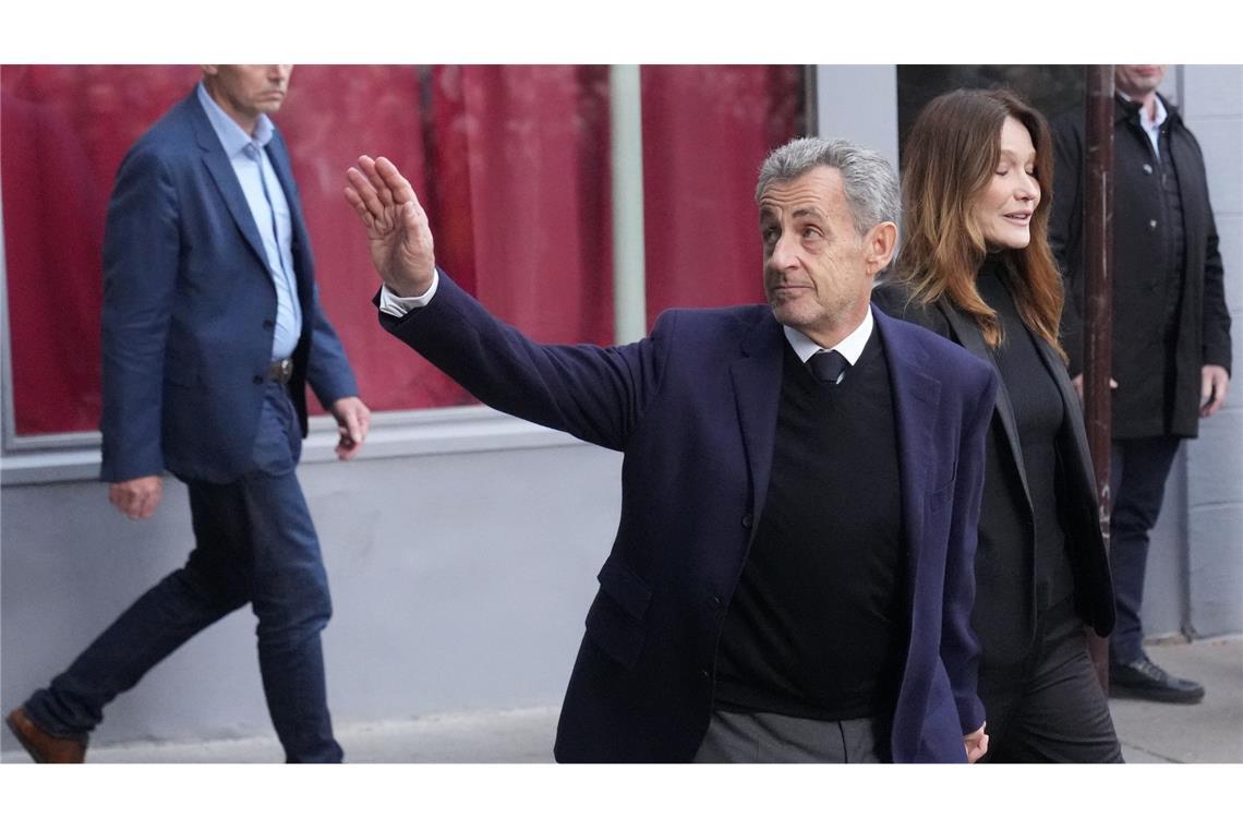 Im Oktober musste Sarkozy ins Gefängnis. (Archivbild)