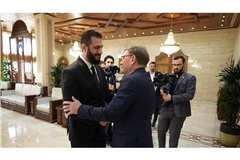 Im Oktober traf Außenminister Johann Wadephul (CDU) den syrischen Übergangspräsidenten, Ahmed al-Scharaa, in Damaskus. (Archivfoto)