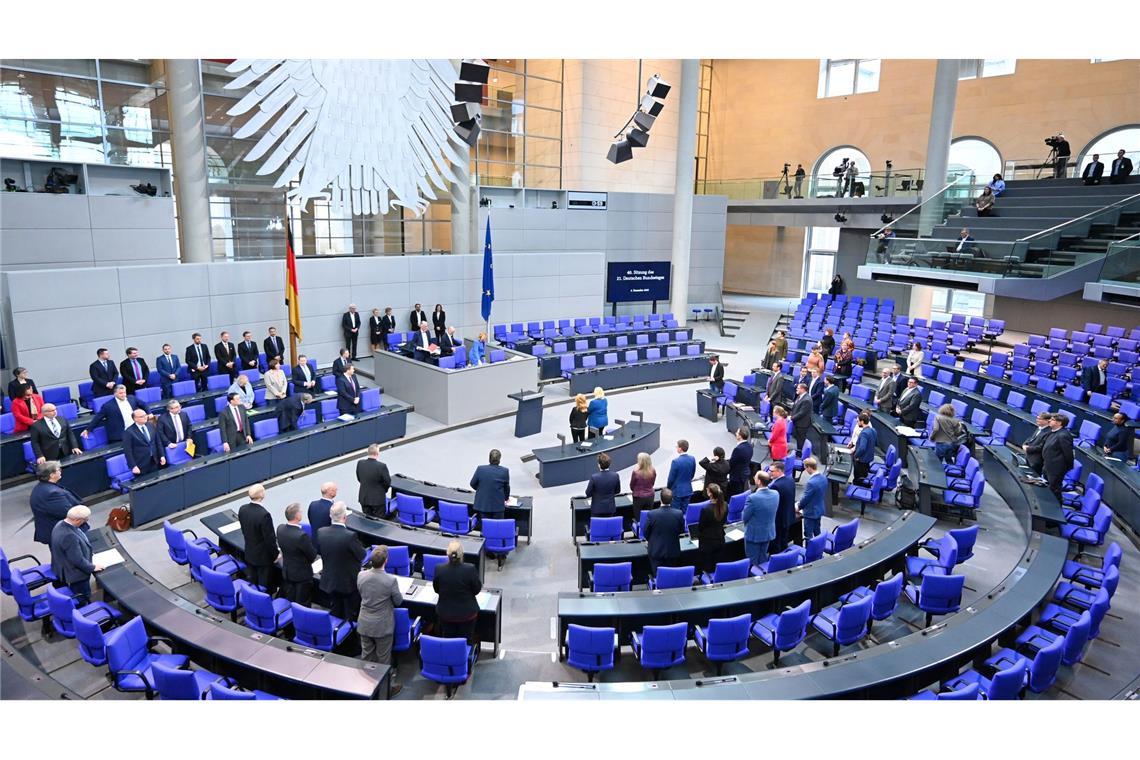 Im Plenum des Bundestags entscheidet sich der Rentenstreit - und vielleicht auch die Zukunft der Koalition. (Archivbild)