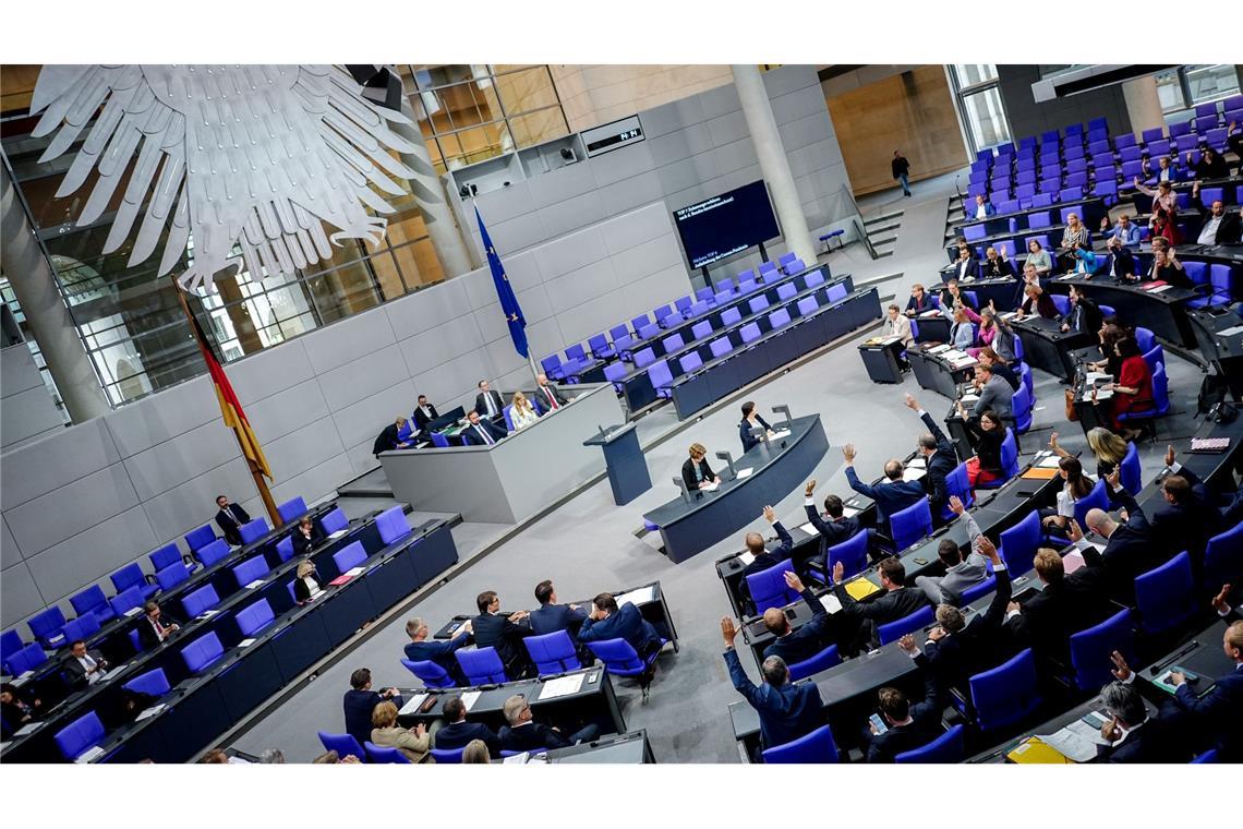 Im Plenum des Bundestags wird debattiert - und entschieden. (Archivfoto)