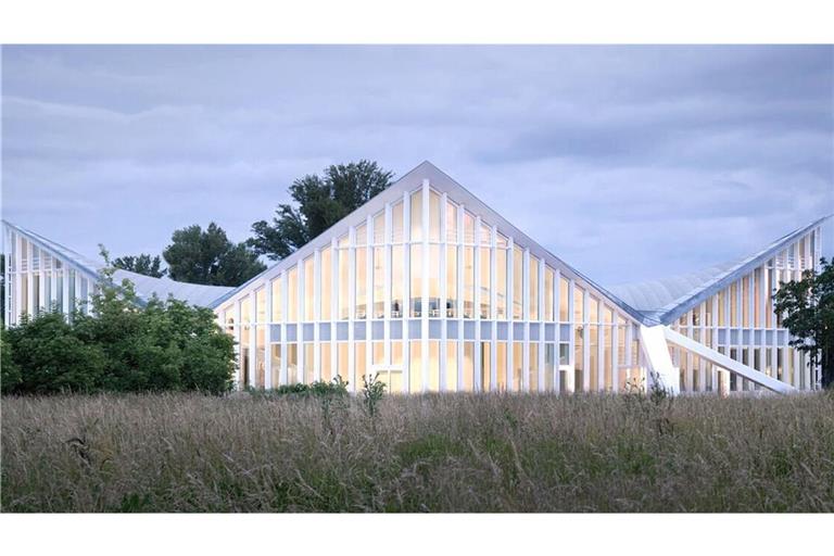 Im Rennen um den DAM-Preis: Sanierung und Umbau der  Hyparschale in Magdeburg durch gmp Architekten von Gerkan, Marg und Partner.