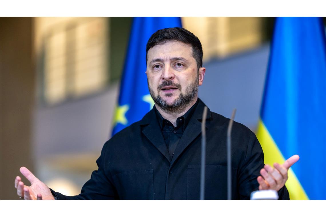 Im Ringen um ein Ende des Ukraine-Kriegs sollen sich am Samstag Sicherheitsberater aus EU- und Nato-Staaten treffen, wie der ukrainische Präsident Wolodymyr Selenskyj angekündigt hat. (Archivbild)