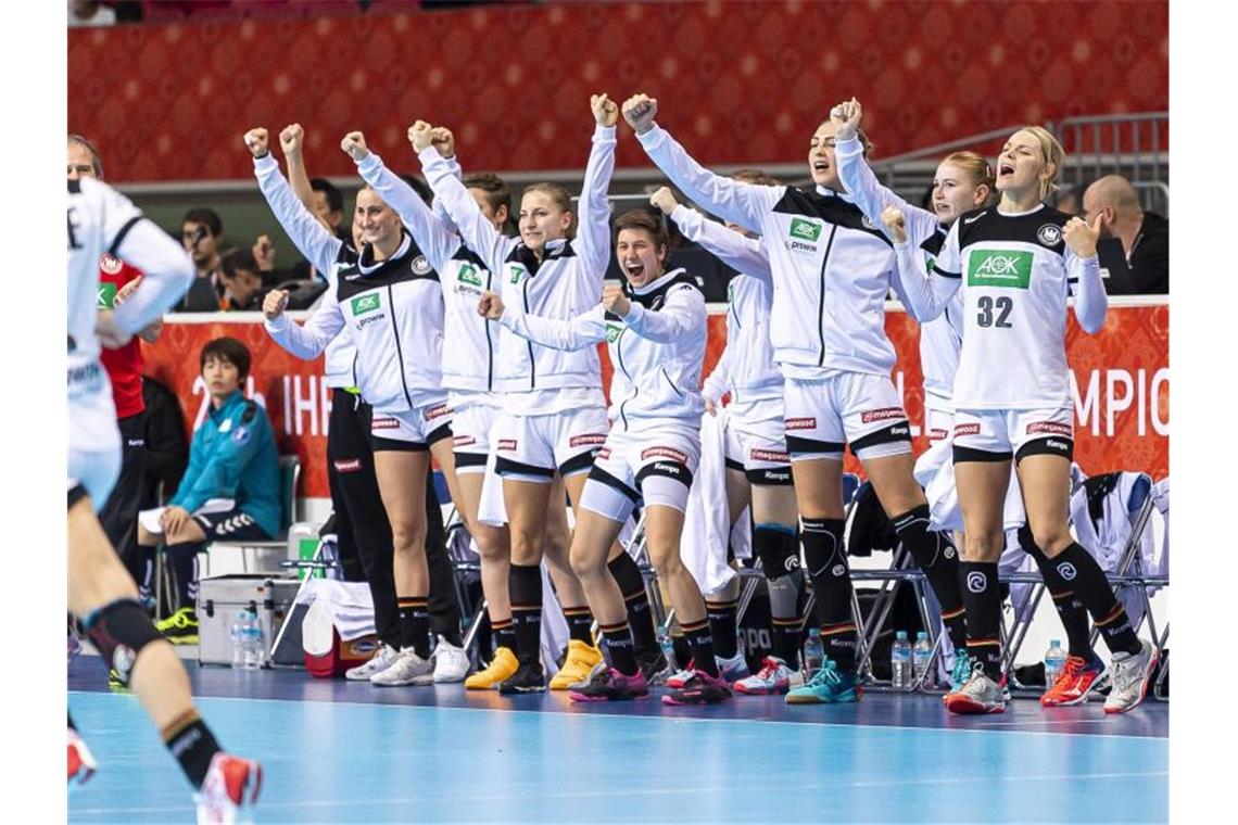 Hopp oder topp: DHB-Frauen kämpfen um Olympia-Traum Im Spiel um Platz sieben gegen Schweden geht es für die _DHB-Frauen bei der WM in Japan um alles oder nichts. Foto: Marco Wolf/wolf-sportfoto/dpa