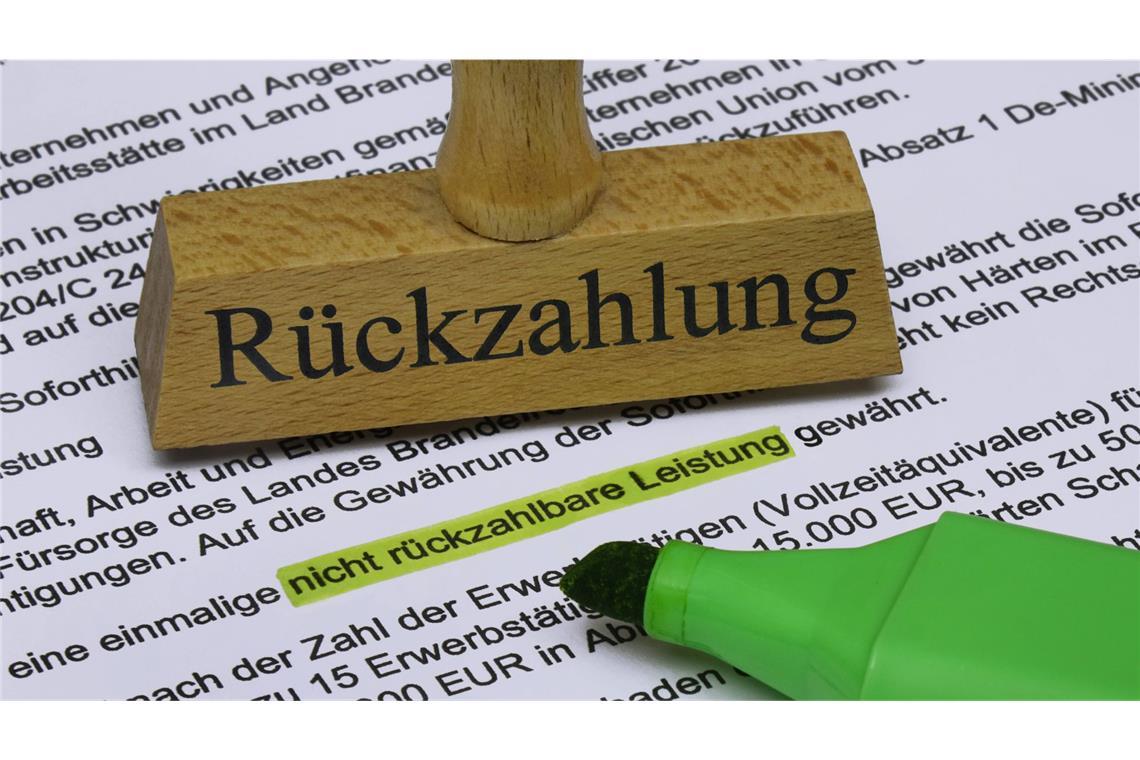 Streit über Corona-Hilfen – Teil der Unternehmer gewinnt Im Streit um die Zurückzahlung von Corona-Soforthilfen hat der Verwaltungsgerichtshof entschieden. (Symbolbild)