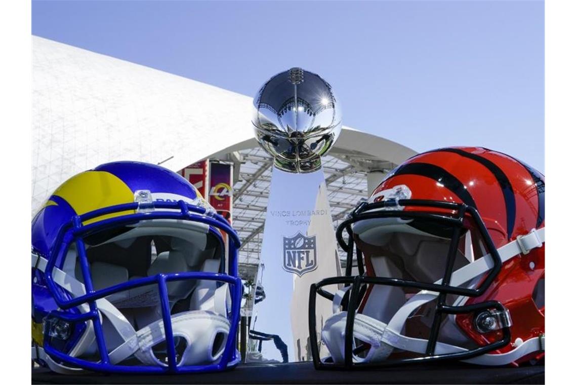 Bereit für die größte Party: LA heiß auf den Super Bowl Im Super Bowl LVI stehen sich die Los Angeles Rams und die Cincinnati Bengals gegenüber. Foto: Morry Gash/AP/dpa