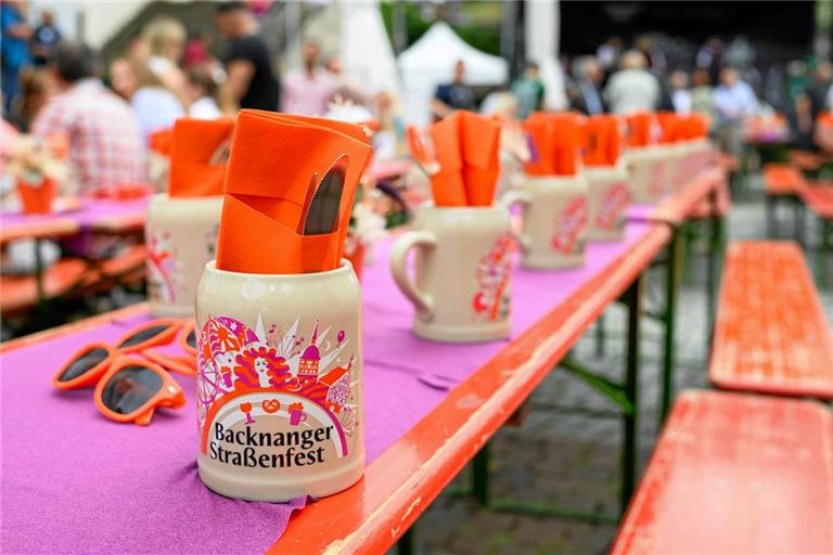Im vergangenen Jahr wurde der Bierkrug fürs Straßenfest letztmals von dem Backnanger Grafiker Hellmut G. Bomm gestaltet.