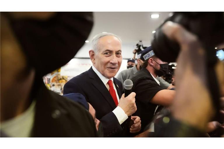 Im Wahlkampf: Israels Ministerpräsident Benjamin Netanjahu.
