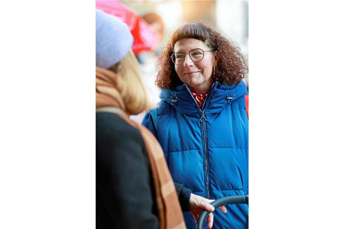 Im Wahlkampf setzt Simone Kirschbaum vor allem auf direkte Gespräche. Foto: privat