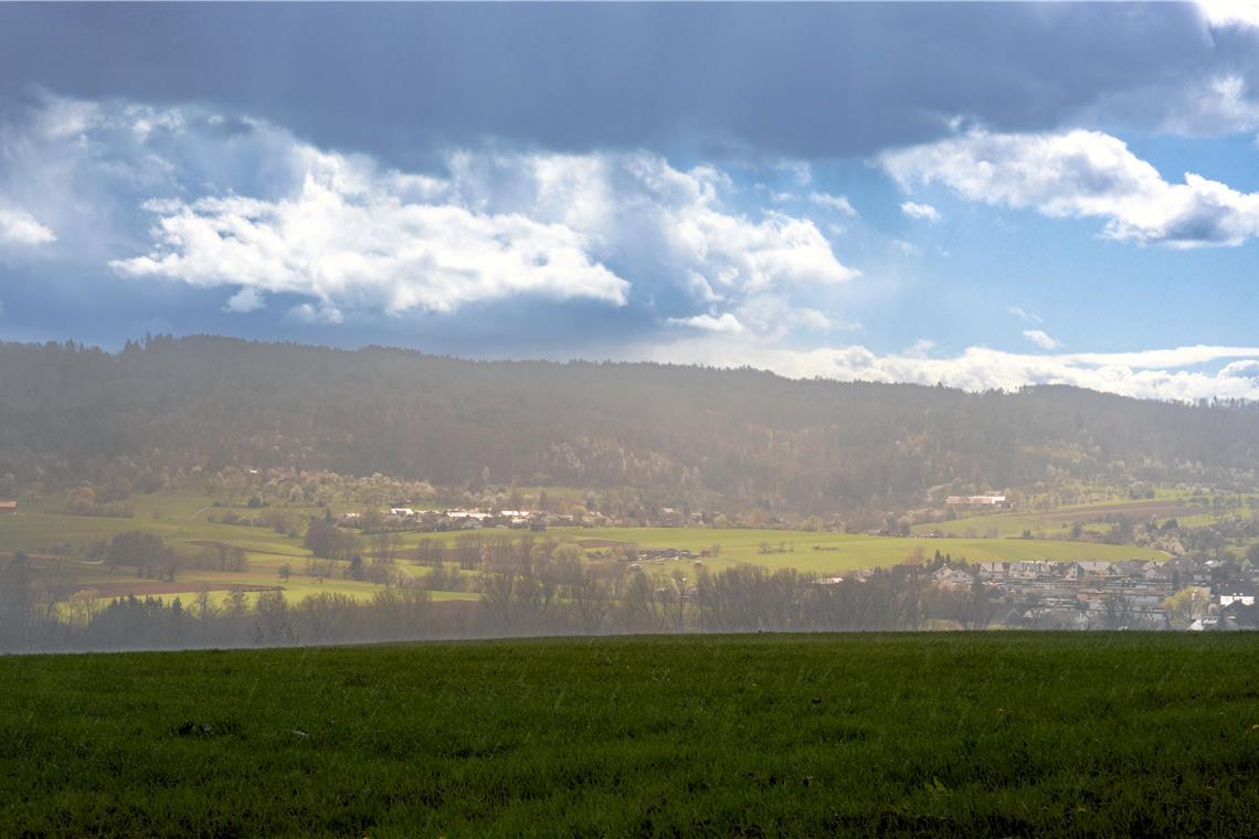 So war das Wetter im April in Großerlach