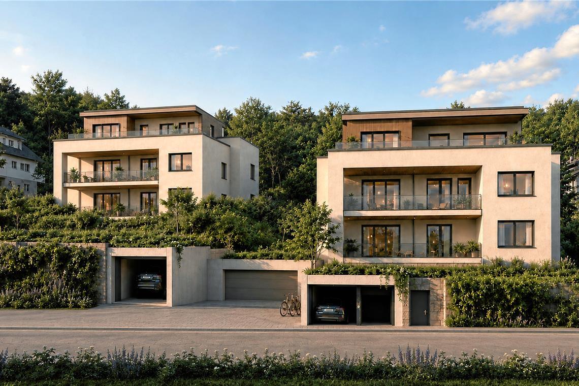 Im Wohnquartier Lauter sind vor allem Zwei- bis 2,5-Zimmer-Wohnungen vorgesehen mit Tiefgarage im Erdgeschoss. Visualisierung: MM Projektbau