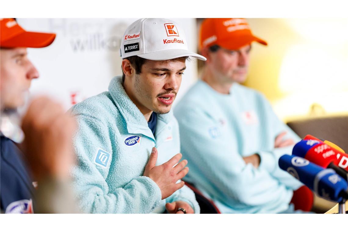 Im Zentrum der Aufmerksamkeit: Philipp Raimund.