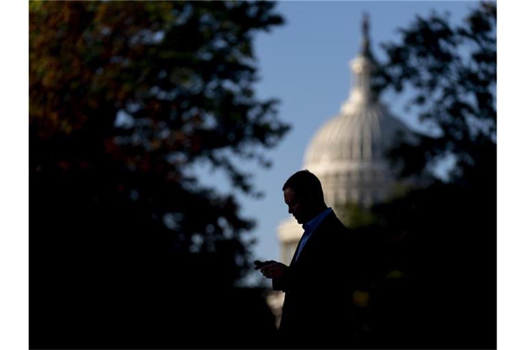 Im Zentrum der politischen Macht in den USA wird dieser Tage unermüdlich verhandelt. Foto: Andrew Harnik/AP/dpa