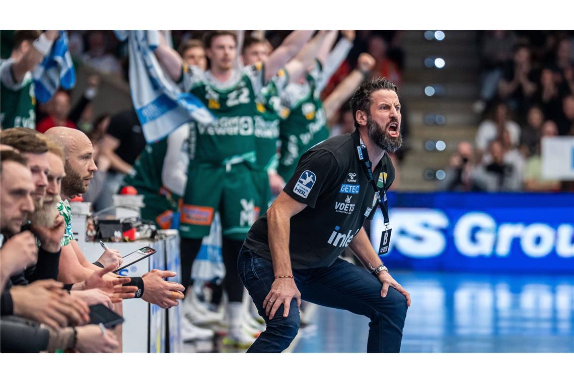 Immer betont engagiert: SCM-Coach Bennet Wiegert.