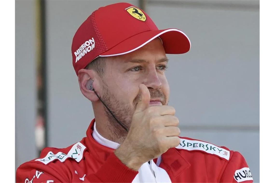 Immer Suzuka-Qualifying top, im Rennen von Mercedes geschlagen: Ferrari-Pilot Sebastian Vettel. Foto: Toru Hanai/AP/dpa