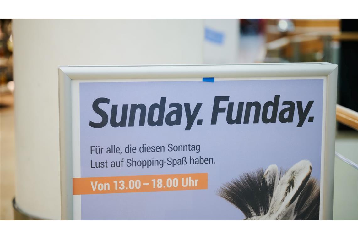 Immer wieder gibt es die Möglichkeit, sonntags einkaufen zu gehen. (Archivbild)