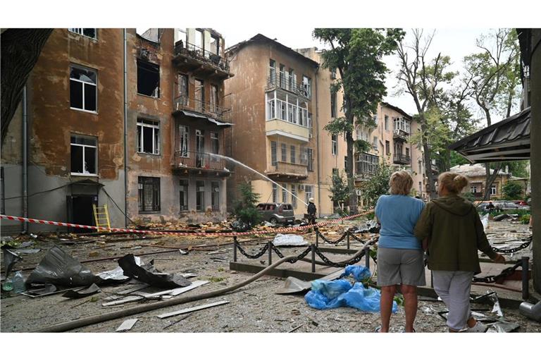 Immer wieder gibt es russische Luftangriffe auf Odessa. (Archivbild)