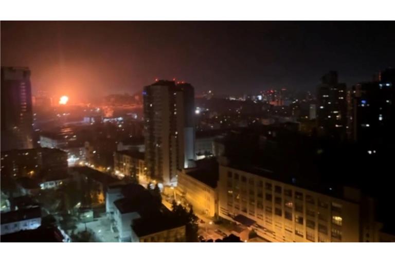 Immer wieder greift Russland die ukrainische Hauptstadt Kiew an. (Archivbild)