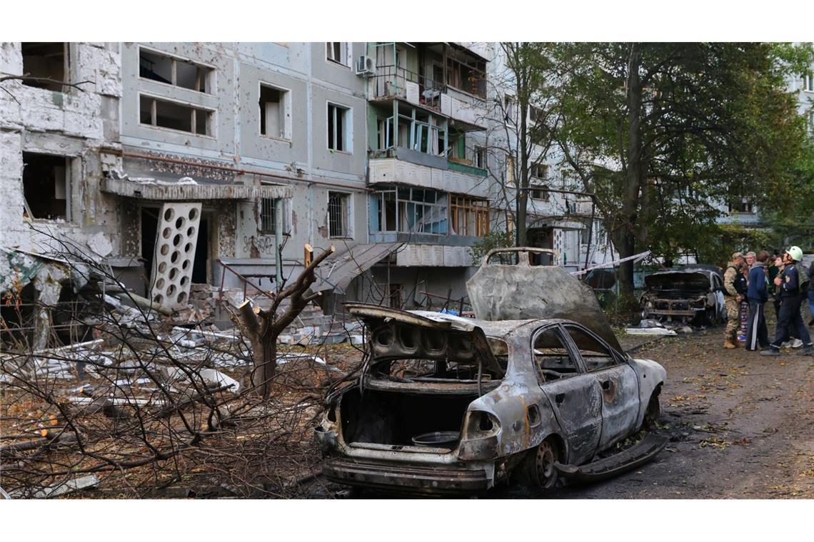 Immer wieder ist die Stadt Saporischschja Ziel russischer Angriffe.