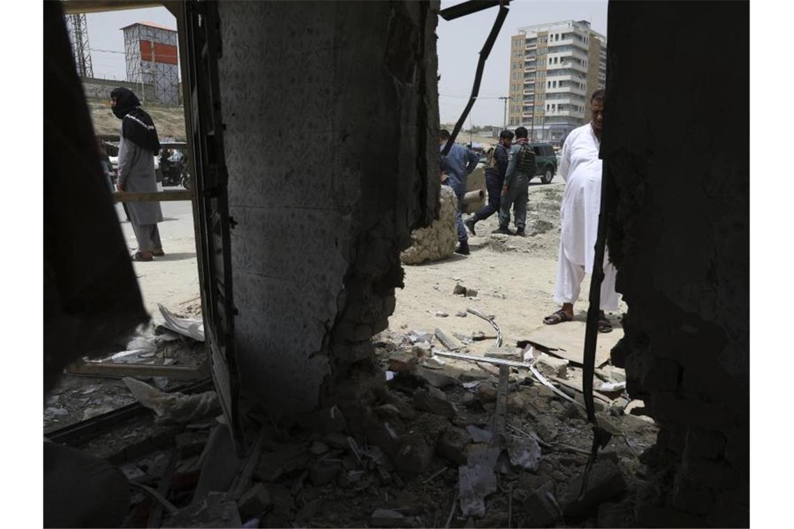 Immer wieder kommt es in Kabul zu Anschlägen. Am 10. Juli explodierte eine Bombe und forderte mehrere Menschenleben. Foto: Rahmat Gul/AP/dpa/Symbolbild