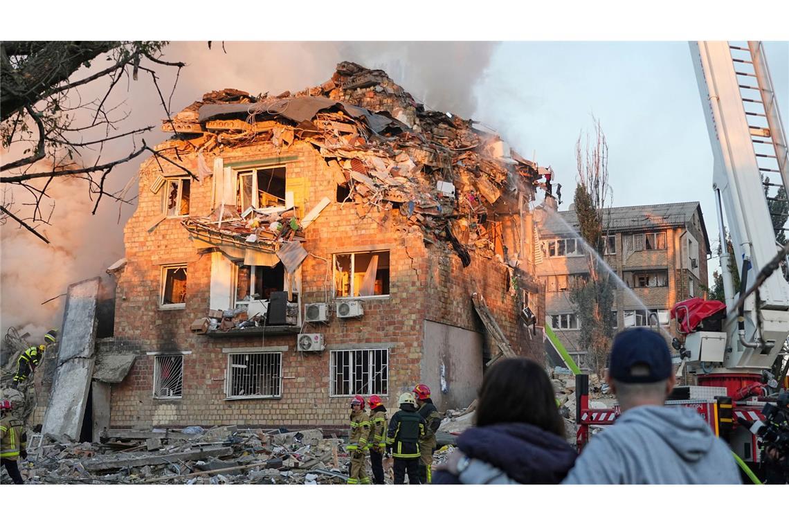 Immer wieder nimmt Russland Kiew ins Visier.