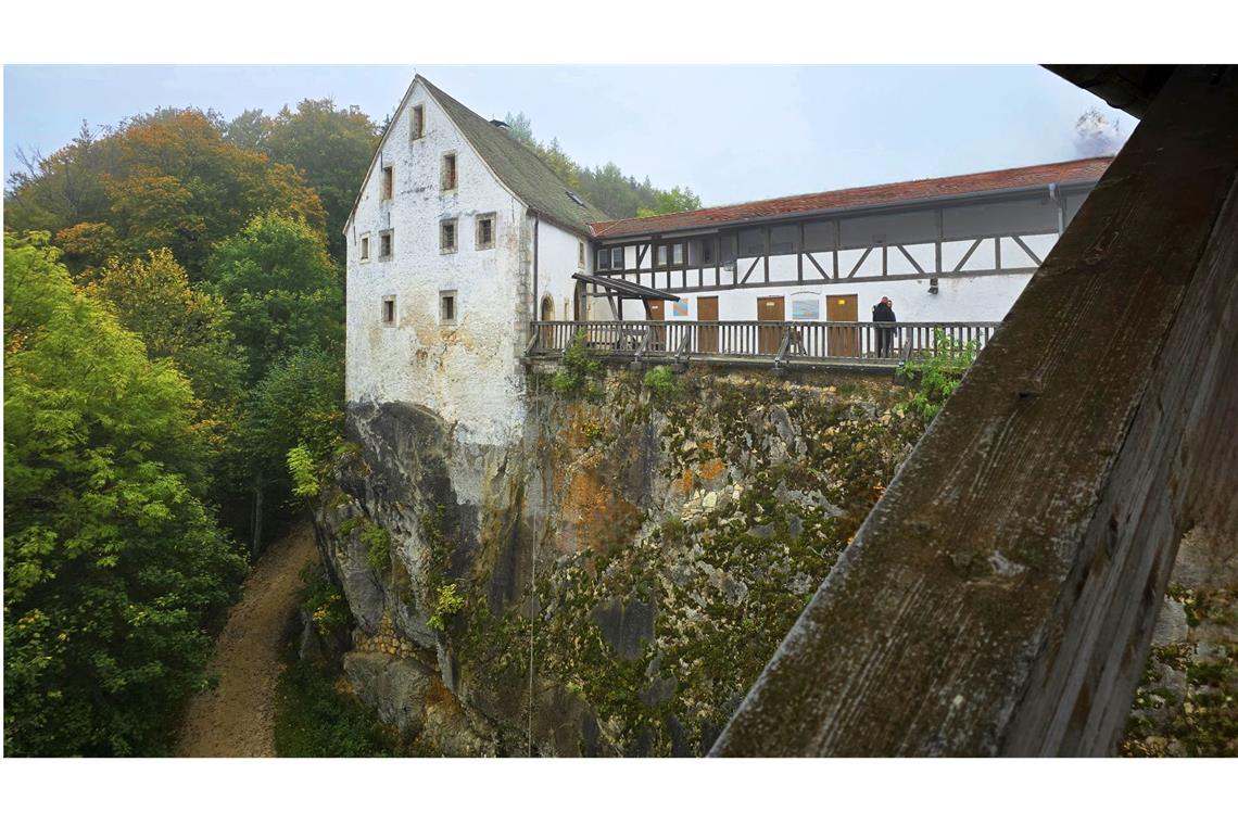 Durch den schwäbischen Canyon: Vom Kloster Beuron zur Burg Wildenstein Imposant: die Festungsanlage Burg Wildenstein.