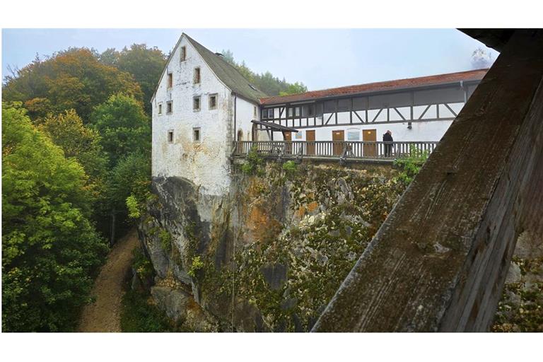 Imposant: die Festungsanlage Burg Wildenstein.