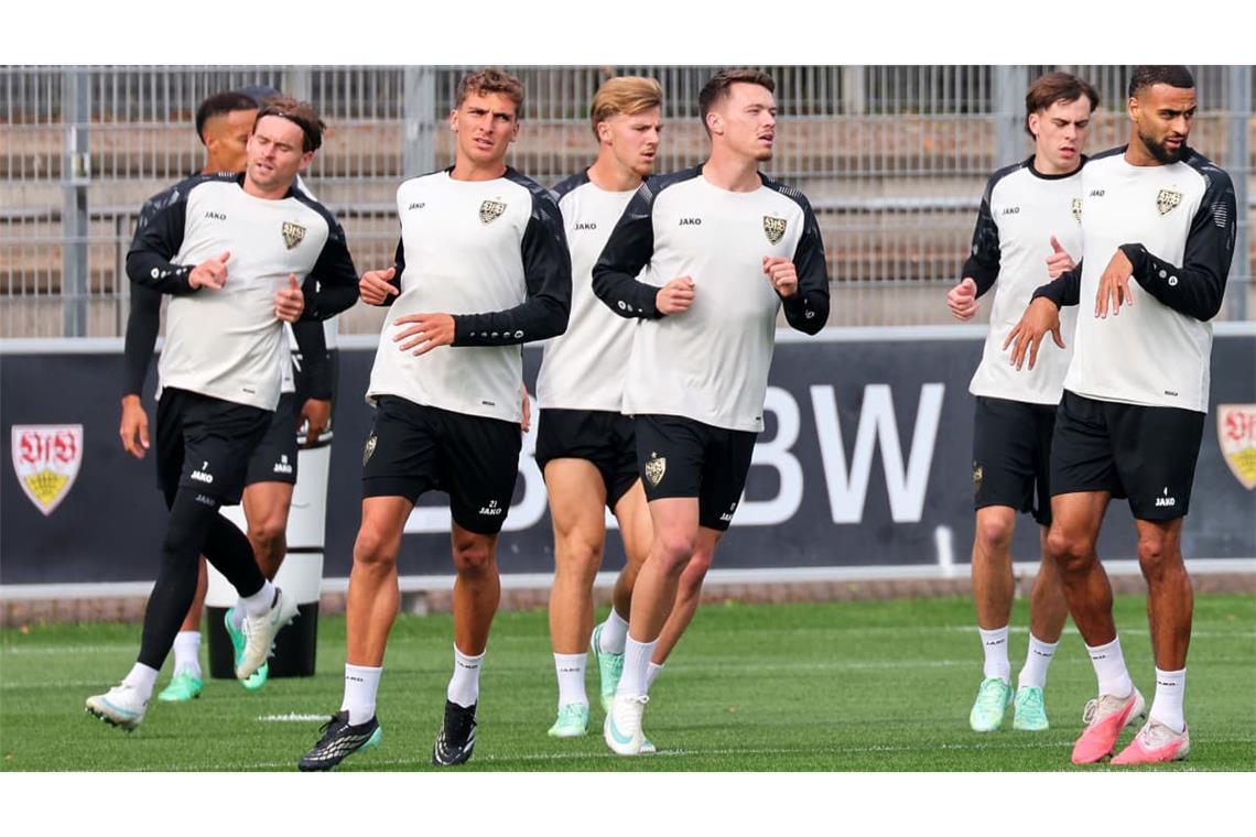 Impressionen vom VfB-Training am 19. Oktober 2026