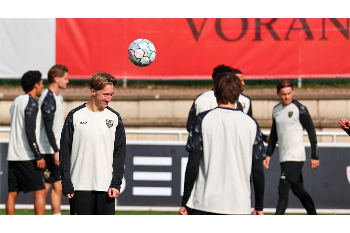 Impressionen vom VfB-Training am 19. Oktober 2026