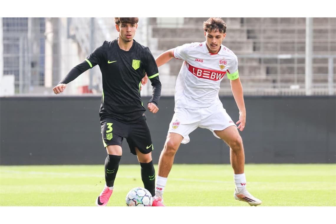 Impressionen vom Youth-League-Spiel der VfB-U19 gegen Atletico Madrid