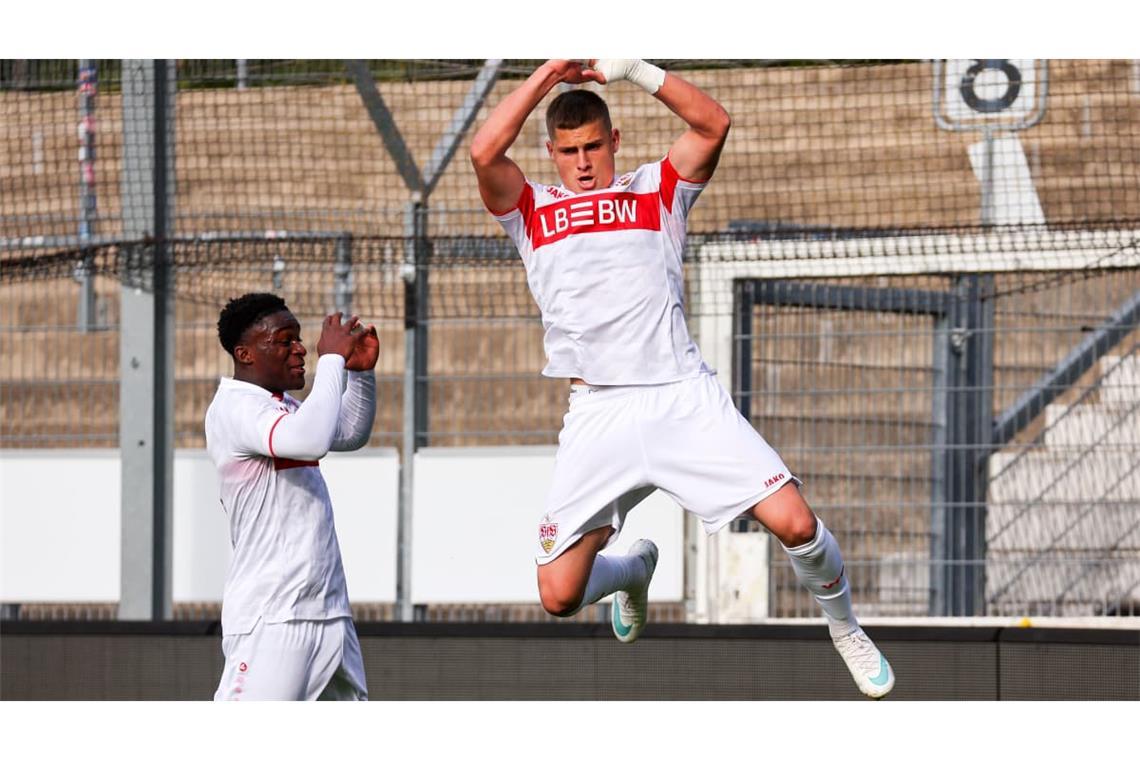 Impressionen vom Youth-League-Spiel der VfB-U19 gegen Atletico Madrid