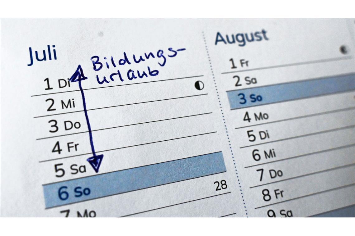 In 14 von 16 Bundesländern haben Arbeitnehmer einen Anspruch auf Bildungsurlaub - aber er wird nicht allzu oft genutzt. (Symbolbild)