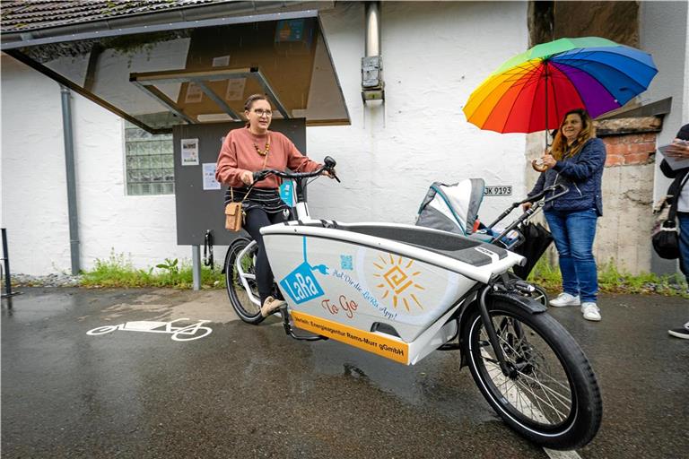 In Allmersbach gibt es den Lastenradverleih bereits.Foto: Alexander Becher