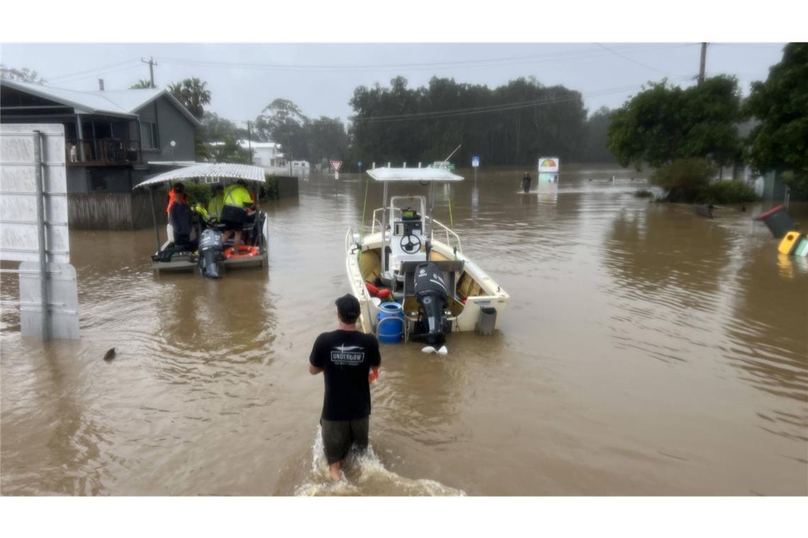Vier Tote durch Hochwasser in Australien In Australien herrschen schwere Überschwemmungen.