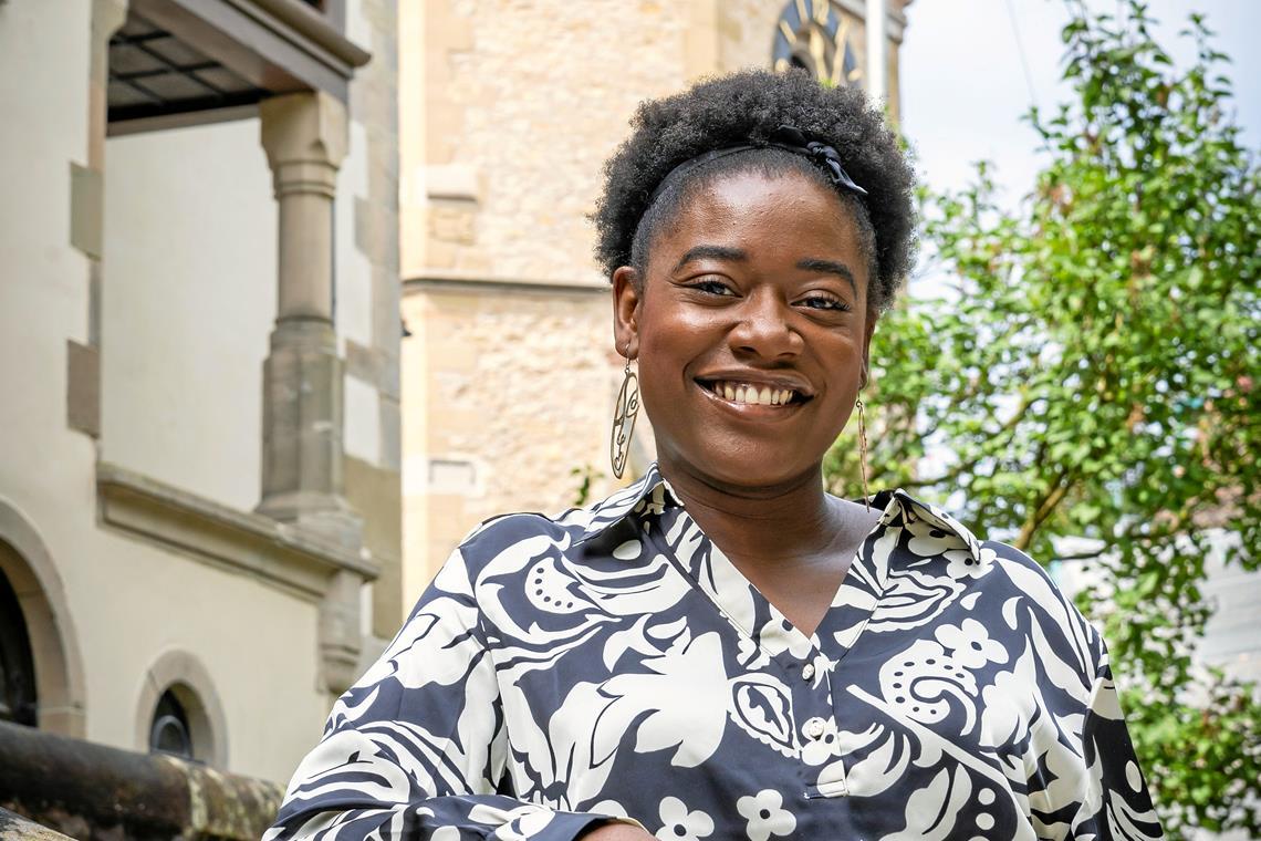 Frischer Wind in Backnangs Gemeinderat In Backnang fühlt sich Ingrid-Matano Kress richtig wohl. Die Stadt habe für sie genau die richtige Größe, sagt sie. Foto: Alexander Becher