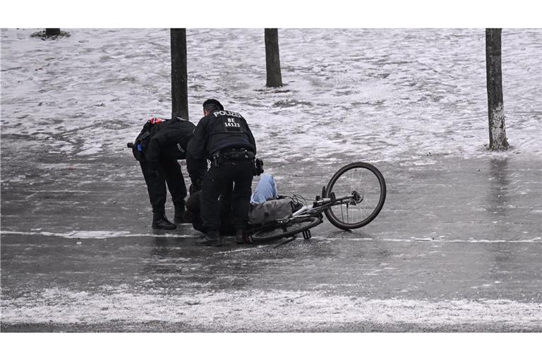 In Berlin ist es seit Tagen glatt (Archivbild).