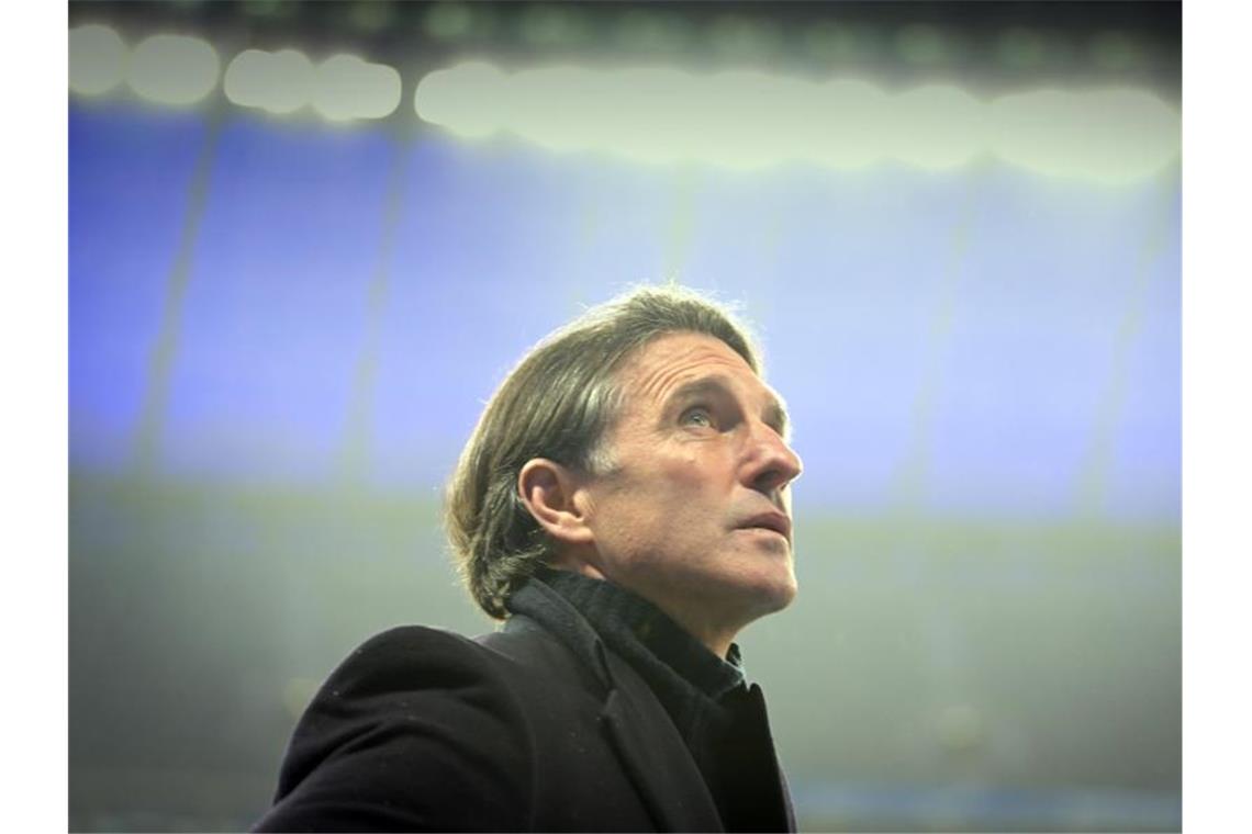 18. Spieltag: Der Fall Embolo, ein Comeback und ein Showdown In Berlin könnte es für Bruno Labbadia eng werden, kampflos aufgeben will der erfahrene Trainer von Hertha BSC aber nicht. Foto: Soeren Stache/dpa-Zentralbild/ZB