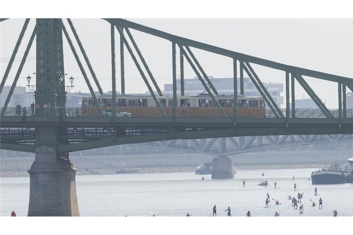 Paris springt in die Seine: Flussbaden in Europas Metropolen In Budapest ist das Schwimmen in der Donau punktuell möglich. (Archivbild)