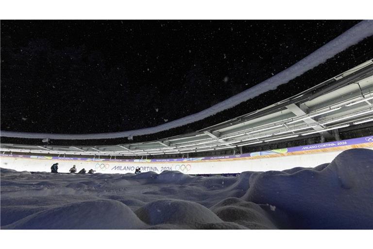 In Cortina d’Ampezzo hat es am Mittwoch und Donnerstag ordentlich geschneit.