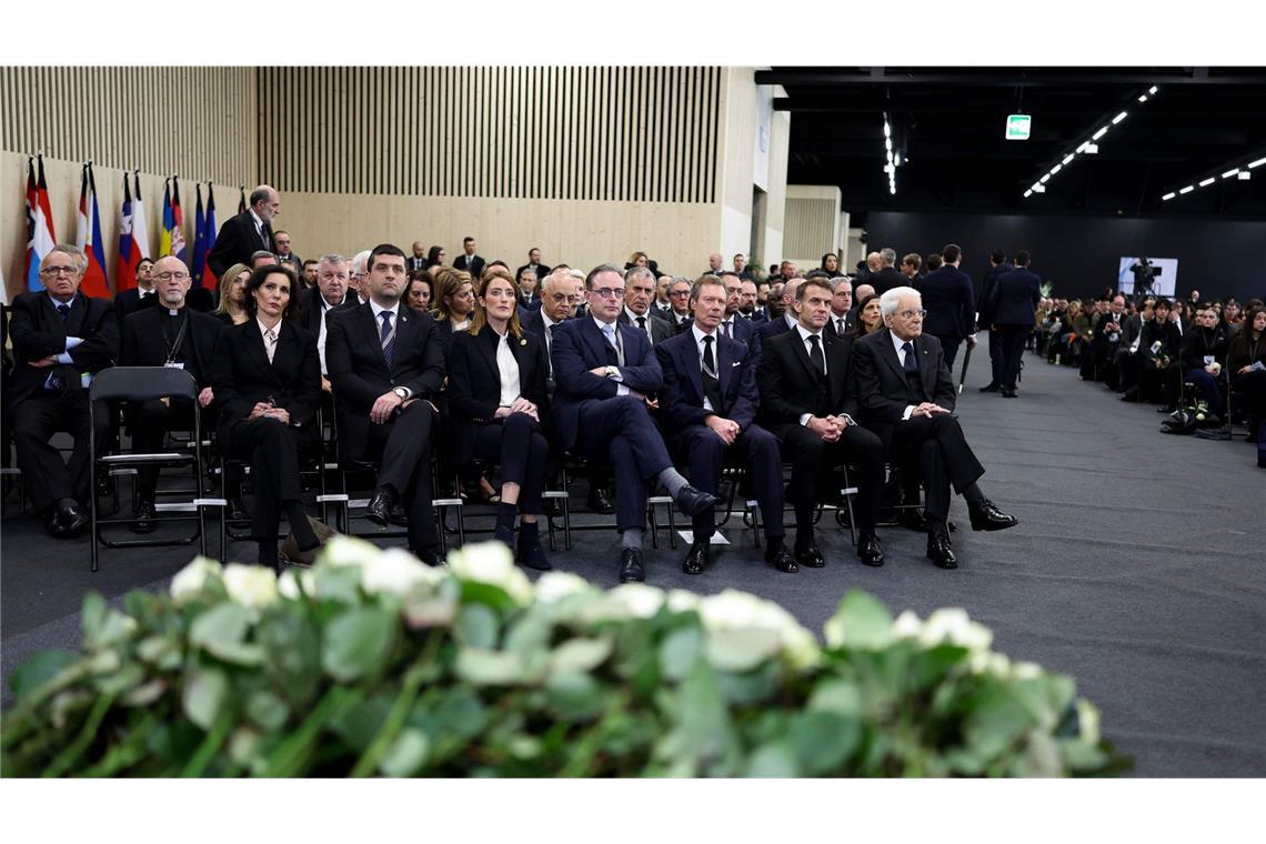 In Crans-Montana wurde der Opfer gedacht.