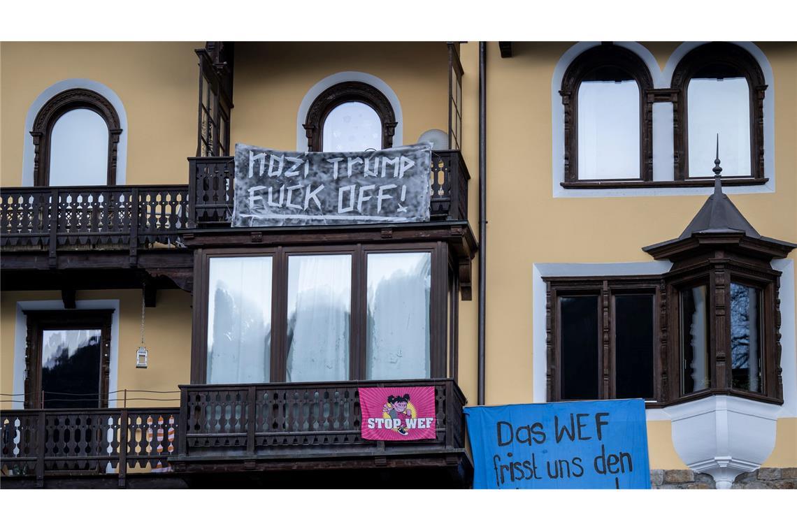 In Davos sehen einige Einwohner die jährliche Veranstaltung kritisch.