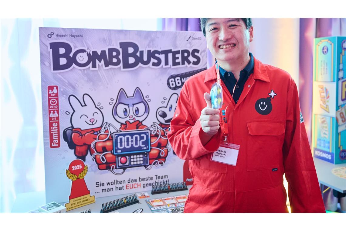 Zusammen zittern: "Bomb Busters" ist "Spiel des Jahres" 2025 In dem Spiel des Japaners geht es um das Entschärfen von Bomben.