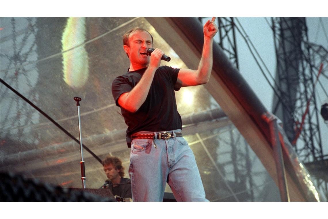 In den 80er und 90er Jahren feierte Phil Collins solo und mit Genesis seine größten Erfolge und war für mitreißende Bühnenshows bekannt. (Archivbild)