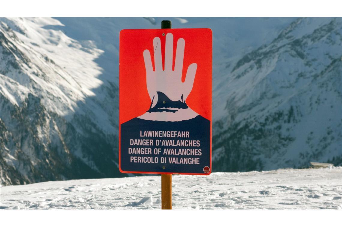 In den bayerischen Alpen ist die Lawinengefahr derzeit hoch.