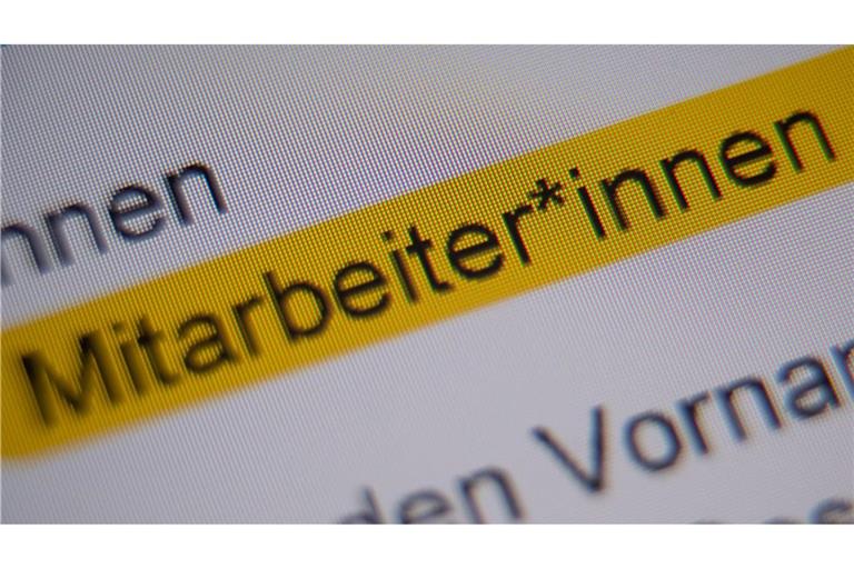 In den Bundesministerien werden keine Sonderzeichen für geschlechtergerechte Formulierungen verwendet. (Symbolbild)