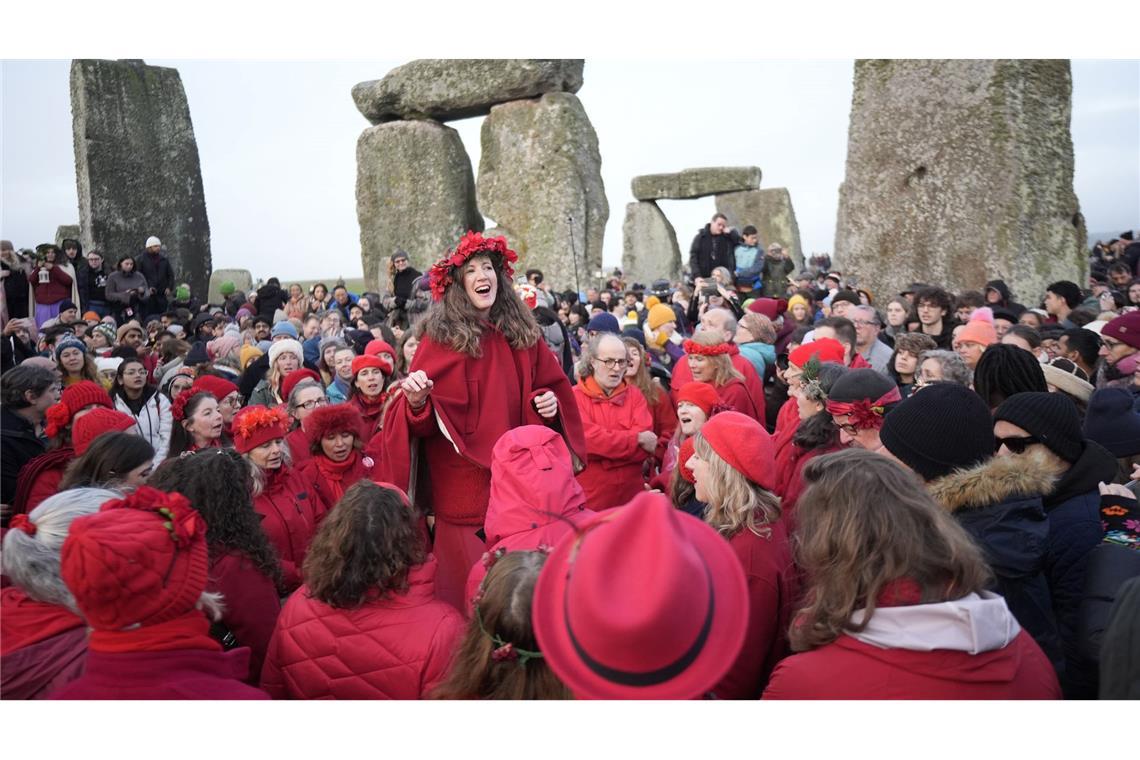 In den frühen Morgenstunden versammelten sich die Besucher.