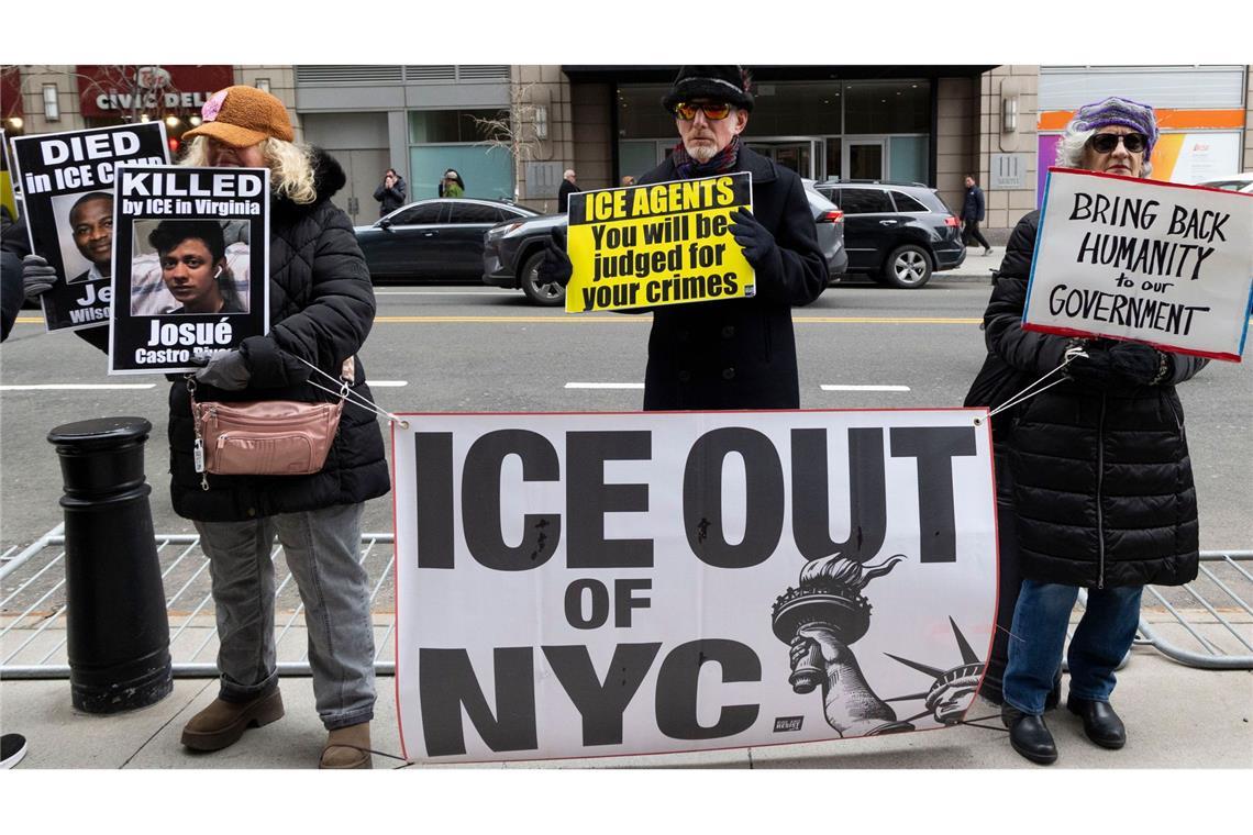 In den USA gab es in den vergangenen Monaten  landesweit Proteste gegen die Einwanderungsbehörde  ICE.