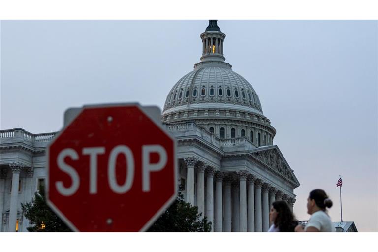 In den USA ist vorerst kein Ende des "Shutdowns" in Sicht.