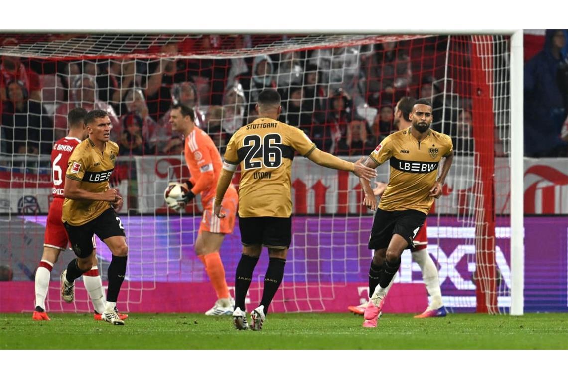 In der 52. Minute der Ausgleich. Josha Vagnoman erzielt das 1:1.