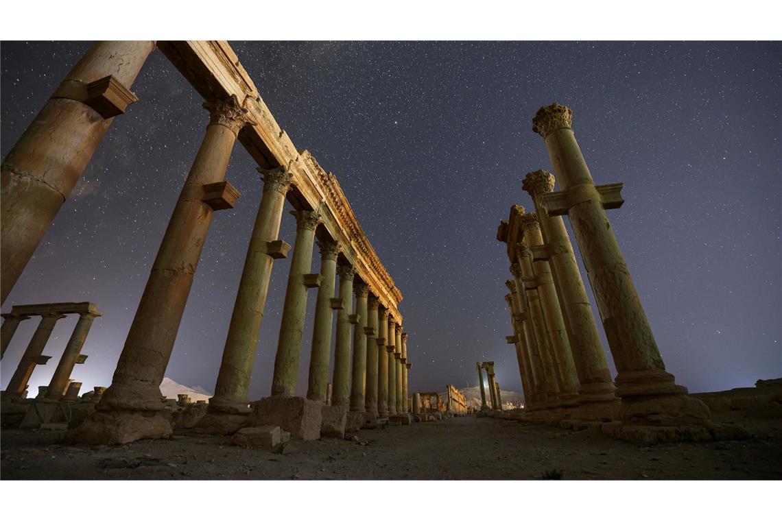 In der antiken Wüstenstadt Palmyra sollen Unbekannte US-Soldaten und syrische Streitkräfte beschossen und verletzt haben. (Archiv)